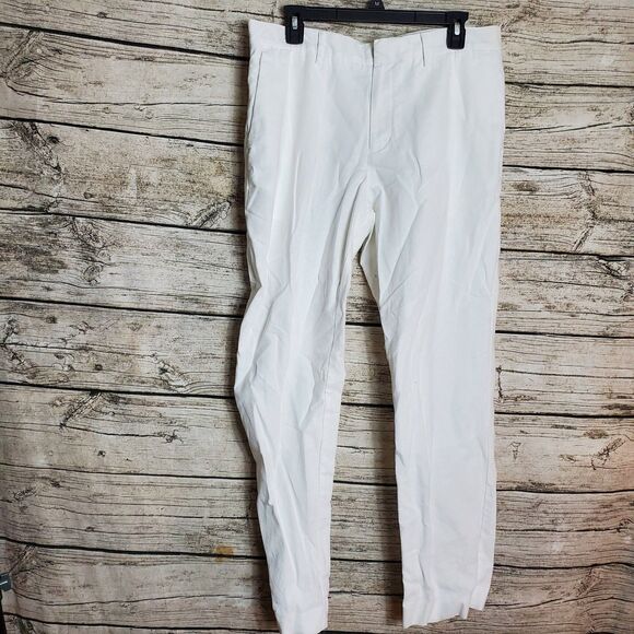 Perry Ellis Portfolio White Slim Fit Pants Size 34X32 - Picture 1 of 8